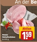 REWE - Meister Edelsaftschinken Angebot im Prospekt Meister Edelsaftschinken bei REWE im Prospekt "" für 1,59 €