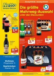 Netto Marken-Discount Discounter Prospekt der aktuellen Woche mit 2 Seiten, gültig von 19.10.2026 bis 24.10.2026, in Lauterecken und Umgebung Aktueller Netto Marken-Discount Discounter Prospekt in Lauterecken und Umgebung, "DER ORT, AN DEM DU IMMER AUSGEZEICHNETE PREISE FINDEST." mit 2 Seiten, 19.10.2026 - 24.10.2026