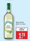 Weinschorle Weiß Angebote bei Marktkauf Reutlingen für 1,29 €