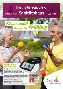 Aktueller ORTHO-PED  Dittmer GmbH & Co. KG Berlin Prospekt "Fit und mobil durch den Frühling" mit 6 Seiten