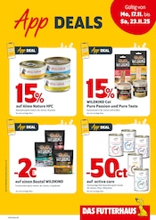 Tierbedarf im Das Futterhaus Prospekt in Bergisch Gladbach Aktueller Das Futterhaus Prospekt mit Tierbedarf, "App DEALS", Seite 1