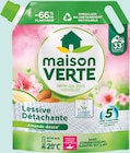 Lessive liquide doypack détachante amande douce peaux sensibles x33 lavages - MAISON VERTE - Intermarché Hyper Lessive liquide doypack détachante amande douce peaux sensibles x33 lavages - MAISON VERTE à 3,17 € dans le catalogue Intermarché Hyper