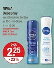 Fresh Active Deospray im V-Markt Prospekt Fresh Active Deospray von NIVEA im aktuellen V-Markt Prospekt für 2,25 €