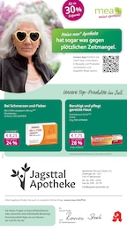 mea - meine apotheke Prospekt für Billigheim mit 4 Seiten mea - meine apotheke Prospekt für Billigheim: "Unsere Juli-Angebote", 4 Seiten, 01.07.2025 - 31.07.2025