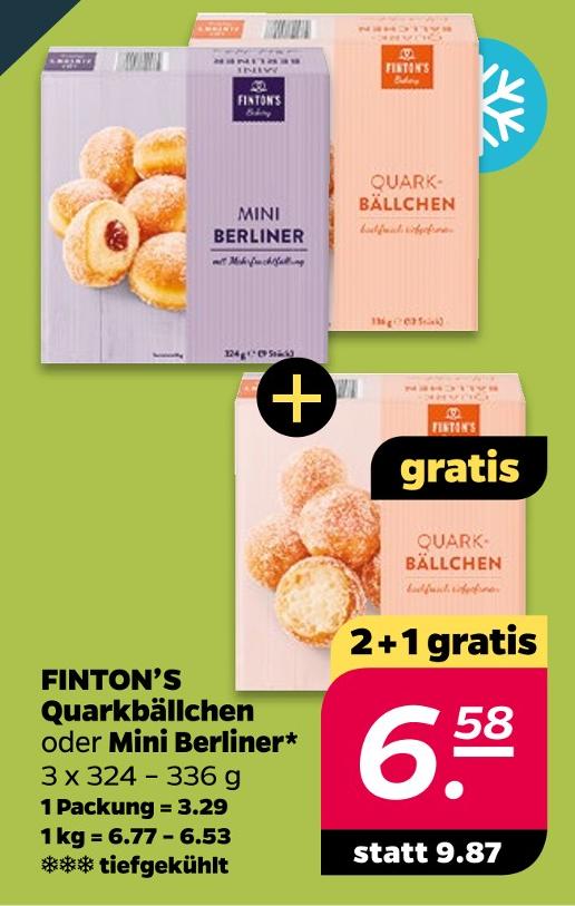 Quarkbällchen oder Mini Berliner*