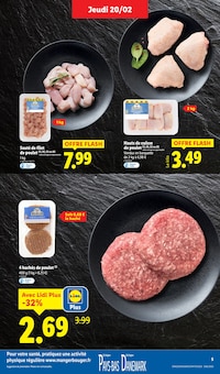 Promo Haché De Poulet dans le catalogue Lidl du moment à la page 5