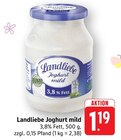 Joghurt mild im Angebot bei EDEKA in Rottenburg Joghurt mild Angebote von Landliebe bei EDEKA Rottenburg für 1,19 €
