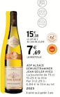 AOP Alsace Gewurztraminer HVE3 à Intermarché Contact dans Le Rouet AOP Alsace Gewurztraminer HVE3 à Intermarché Contact dans Le Rouet