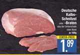 Aktuelles Deutsche Kalbs-Schnitzel Angebot bei E center in Regensburg ab 1,89 €