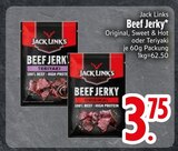 Beef Jerky Original im Angebot bei EDEKA in Ingolstadt Beef Jerky Original Angebote von Jack Links bei EDEKA Ingolstadt für 3,75 €