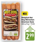 Aktuelles Hot Dog Würstchen American Style Angebot bei EDEKA in Mannheim ab 2,99 €