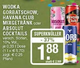 Mixgetränk oder Cocktails Angebote von Wodka Gorbatschow, Havana Club, Absolut bei EDEKA Haltern am See für 1,88 €