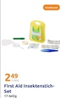 Action Meckenheim - First Aid Insektenstich-Set Angebot im Prospekt First Aid Insektenstich-Set bei Action im Meckenheim Prospekt für 2,49 €