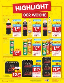 Cola im aktuellen Netto Marken-Discount Prospekt (Pforzheim) Cola im Netto Marken-Discount Prospekt "Aktuelle Angebote" mit 44 Seiten (Pforzheim)