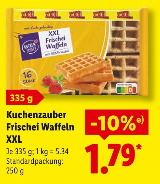 Frischei Waffeln XXL