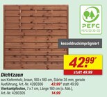 Dichtzaun im Angebot bei toom Baumarkt in Heinsberg Dichtzaun Angebote bei toom Baumarkt Heinsberg für 14,99 €