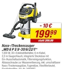 Nass-/Trockensauger "WD 6 P S V-30/6/22/T" für 199,99 € bei toom Baumarkt im Angebot Nass-/Trockensauger "WD 6 P S V-30/6/22/T" im aktuellen toom Baumarkt Prospekt