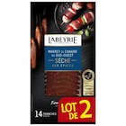 Magret séché "lot de 2" - LABEYRIE en promo chez Carrefour Magret séché "lot de 2" - LABEYRIE dans le catalogue Carrefour