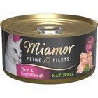 Miamor Feine Filets Naturelle Thunfisch & Krebsfleisch 80g bei Zookauf im Jessen Prospekt für 0,99 €