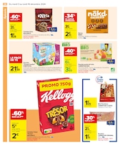 Promos Kellogg's dans le catalogue "JOYEUX NOËL & MEILLEURS PRIX" de Carrefour à la page 28