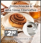 Zimtschnecke & eine Tasse Filterkaffee Angebote bei Höffner Gotha für 2,90 €