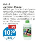 Universal-Dünger im V-Markt Prospekt Universal-Dünger von Mairol im aktuellen V-Markt Prospekt für 10,00 €