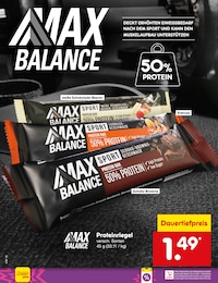 Proteinriegel Angebot im aktuellen Netto Marken-Discount Prospekt auf Seite 60