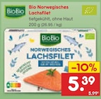 Norwegisches Lachsfilet im Angebot bei Netto Marken-Discount in Magdeburg Norwegisches Lachsfilet Angebote von BioBio bei Netto Marken-Discount Magdeburg für 5,39 €