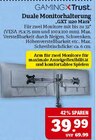 Duale Monitorhalterung "GXT 1120 Mara" Angebote von Gaming Trust bei Marktkauf Schwabach für 39,99 €