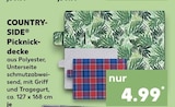 Picknickdecke im Angebot bei Kaufland in Lörrach Picknickdecke Angebote von COUNTRY-SIDE bei Kaufland Lörrach für 4,99 €