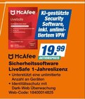 Sicherheitssoftware LiveSafe 1-Jahreslizenz bei expert im Düren Prospekt für 19,99 €