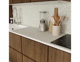 Promo Plan de travail aspect terrazzo blanc l.240 x P.62 x Ép. 3,8 cm à 69,90 € dans le catalogue Brico Dépôt à Thise