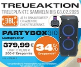 Partybox 310 Lautsprecher von JBL im aktuellen E center Prospekt