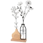 Deko-Aufsteller Vase mit Schriftzug Angebote bei Ernstings family Menden für 9,99 €