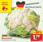 Blumenkohl im Angebot bei Netto Marken-Discount in Regensburg Blumenkohl Angebote von HEIMAT bei Netto Marken-Discount Regensburg für 1,79 €