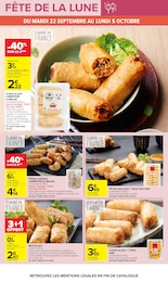 Prix et réduction Nems au porc dans le prospectus Carrefour en cours Offre Nems au porc dans le catalogue Carrefour du moment à la page 24