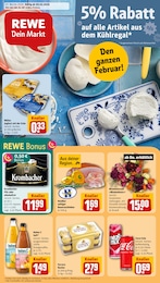 Aktueller REWE Supermarkt Prospekt für Gerschweiler: Dein Markt mit 28} Seiten, 09.02.2026 - 14.02.2026