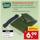 Gewebeplane inkl. Kordel Angebote bei Netto Marken-Discount Stralsund für 6,99 €