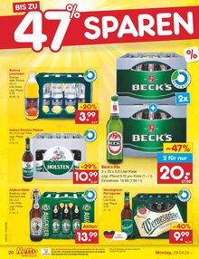 Bier im Netto Marken-Discount Prospekt "Aktuelle Angebote" mit 50 Seiten (Pirna)