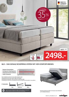 Boxspringbett im Zurbrüggen Prospekt "RUF BETTEN SPEZIAL" mit 8 Seiten (Bielefeld)