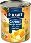 FRUITS AU SIROP COCKTAIL ST MAMET - SAINT MAMET en promo chez Auchan Hypermarché FRUITS AU SIROP COCKTAIL ST MAMET - SAINT MAMET dans le catalogue Auchan Hypermarché