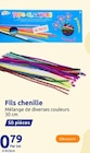 Fils chenille dans le catalogue Action