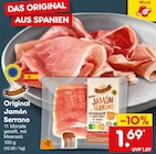 Jamón Serrano von Cuarenta Original im aktuellen Netto Marken-Discount Prospekt für 1,69 €
