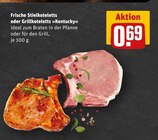 Frische Stielkoteletts oder Grillkoteletts »Kentucky« Angebote bei REWE Mülheim für 0,69 €
