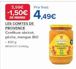 Promo Confiture abricot, pêche, mangue BIO à 4,49 € dans le catalogue Costco à Pontault-Combault