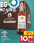 Landbier bei Netto Marken-Discount im Dieburg Prospekt für 10,99 €