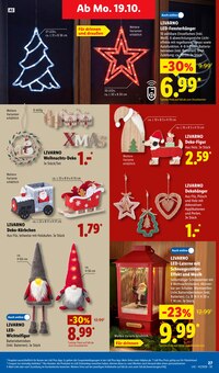 Weihnachtsschmuck Angebot im Lidl Prospekt, gültig von 19.10.2026 bis 24.10.2026 Weihnachtsschmuck Angebot im aktuellen Lidl Prospekt auf Seite 39