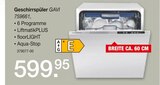 Geschirrspüler GAVI im Angebot bei Möbel AS in Ettlingen Geschirrspüler GAVI Angebote von Oranier bei Möbel AS Ettlingen für 599,95 €