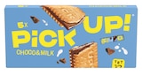 Pick Up! Choco & Milk im Angebot bei Rossmann in Rostock Pick Up! Choco & Milk Angebote von Leibniz bei Rossmann Rostock für 1,79 €