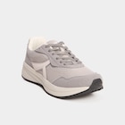 Baskets running de sport à lacets gris homme dans le catalogue La Halle